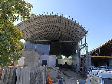 Продажа цехов, заводов, фабрик: Арочный ангар/цех из металлоконструкций - Каркас: стальные фермы с — 3