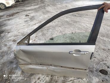 хонда минвен: Передняя левая дверь Honda 2000 г., Б/у, цвет - Серебристый,Оригинал