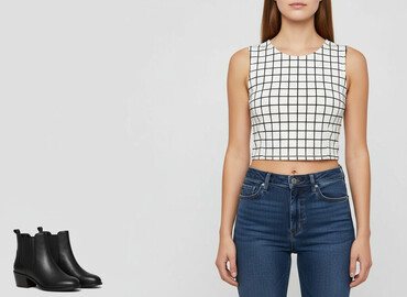 bluzki z odkrytym brzuchem: Forever 21, Top damski, rozmiar M