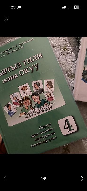 Китептер жана журналдар: Учебник: «Литература. 9 класс» Учебник физики Черчение Алгебра — 4