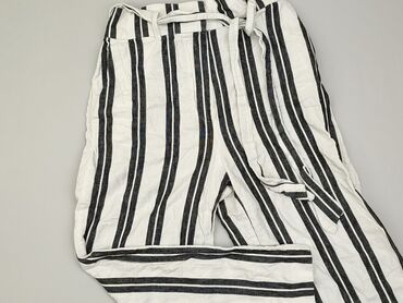 Spodnie: Spodnie H&M, M (EU 38), Len, stan - Dobry