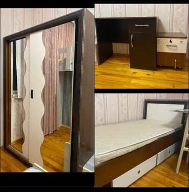 ucuz tek kravatlar: Односпальная кровать, Шкаф, Трюмо, Б/у