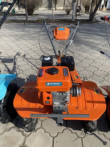 Бензиновые мотоблоки: Мотоблок RUSMASH (оранжевый) - Бензиновый двигатель, ручной запуск. - — 3