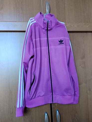 спортивные костюмы монтана: Спортивная олимпийка Adidas в ярко-розовом цвете. Модель с высоким — 1