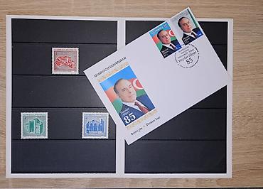 azerbaycan markaları: Ilk gün zərfləti. hər biri 10 manat. Heydər Əliyev olan 25 m.Filateli — 1