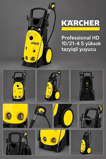 tekerli araba: Kärcher Professional HD 10/21-4 S yüksək təzyiqli yuyucu - Güclü — 1