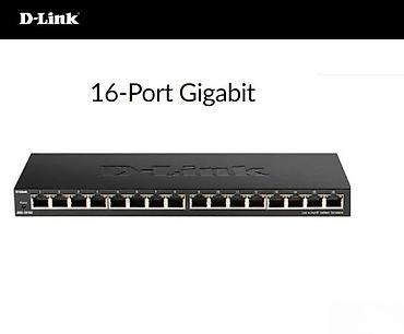Modemi, ruteri i mrežni uređaji: D-Link 16-Port Gigabit neuprovodjeni mrežni svič – model DGS‑1016D - — 2