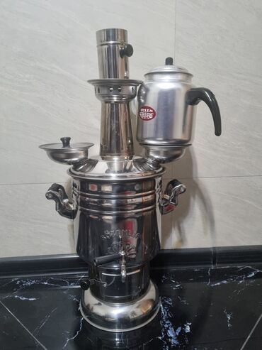 samavar satışı: İşlənmiş Od Samovar, 6 l, Ünvandan götürmə, Pulsuz çatdırılma