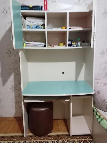 desmal sixan: Oğlan və qız üçün, İşlənmiş, Siyirməsiz, Yazı masası, Stulsuz — 1