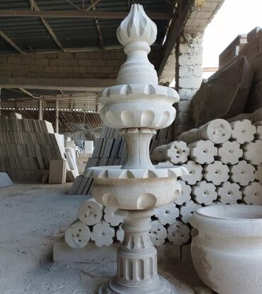 Ağlay: Dekorativ daş güldanlar bağçalar, parklar, həyət sahələri və ya digər — 9