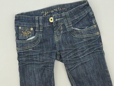 stradivarius jeans regular waist: Krótkie spodenki, 10 lat, 134/140, stan - Dobry