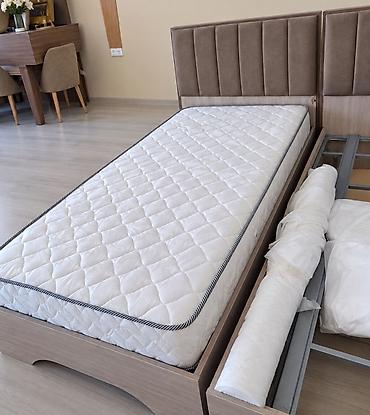 Tək nəfərlik ortopedik döşək və bazalı çarpayı dəsti - Ölçü: tək