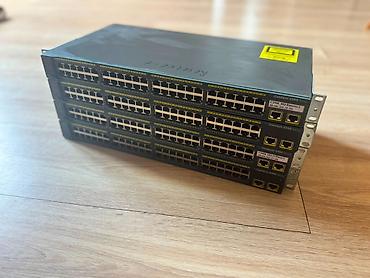 wi fi modem: Cisco Catalyst 2960 və Edge-Core ECS3510-28T Managed Network — 1
