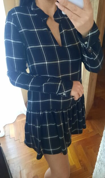 zara coat: Zara S (EU 36), bоја - Crna, Drugi stil, Dugih rukava