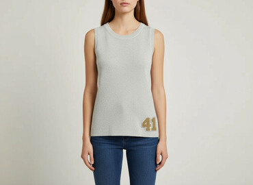 stradivarius top siateczkowy: ONLY, Top damski, rozmiar M