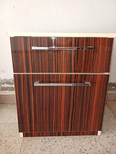 Komodlar: İki çekmecəli komod/saxlama tumbası - Material: parlaq laminat — 1