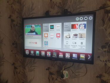 Televizorlar: LG lan kabelbən smart TV 2 TÜNERLİ ÖLÇÜSÜ 82 EKRAN QİYMƏT 180 MANAT