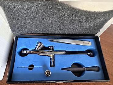 tort ucun samlar: Aerqraf dəsti – mini kompressor AS-200 boyalar və trafaretlər dahil — 3