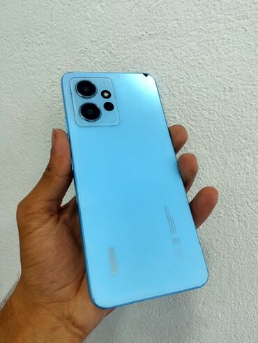 Redmi: Redmi Note 12, 128 GB, rəng - Mavi, Barmaq izi, Hissə-hissə ödəniş