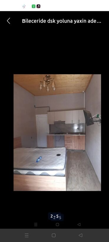 kirayə evlər xalqlar dostluğu: 30 kv. m, 1 otaqlı, Kombi, Qaz, İşıq