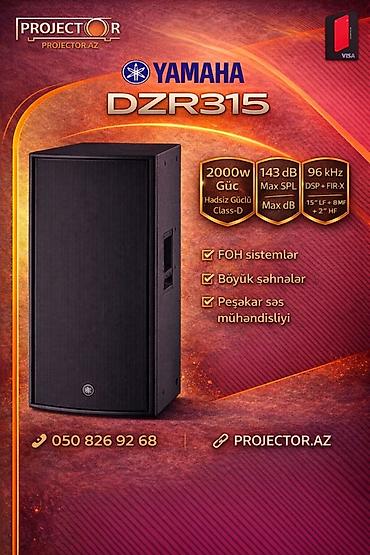 səs dinamik: Yeni Yamaha Kolonka, Növ - Akustik, rəng - Qara — 1