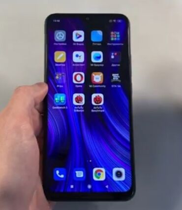 кожаный чехол: Redmi, Redmi 9, Б/у, 64 ГБ, цвет - Черный, 2 SIM