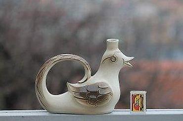 Figure: Vintage Gerzit decanter, bokal vrč za piće Nemačka 1960 24cm. Predivan — 5