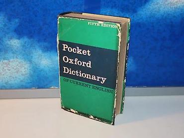 duplim: Pocket oxford dictionary of current englishtvrd povez 17 cmzastitni — 1