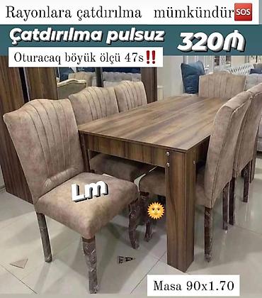 Ev və bağ: Masa ve oturacaqlar — 1