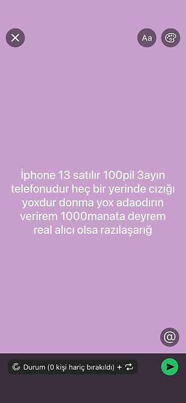 bakcell deqiqe tarifleri: IPhone 13, 128 GB, Qara, Face ID, Zəmanət — 1