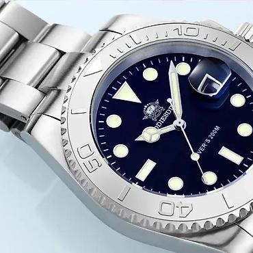 Ručni satovi: ADDIESDIVE MY-H3-C - 41mm - Rolex YACHT-MASTER Homage Potpuno nov — 4