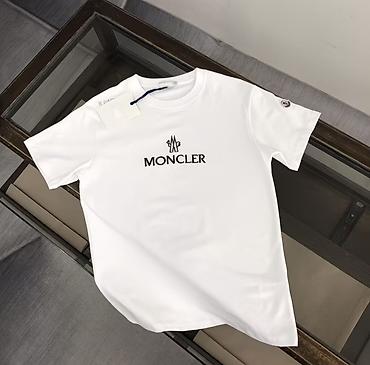 Futbolkalar: Futbolka, Moncler, L, rəng - Ağ — 3