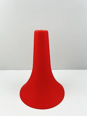Digər idman və istirahət malları: №: 7186 Məhsulun adı: Məşq üçün konus, qırmızı, plastik, 24 sm Brend — 1