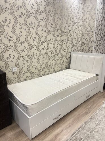 купить кровать с матрасом: Продам односпальную кровать с матрасом — 9 000 сом ✅ Удобная и прочная