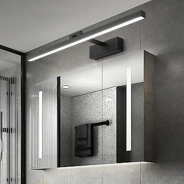 kugla luster: Zidna LED lampa za ogledalo 50 cm – crna ✅ Novo, nekorišćeno ✅ Opis — 1