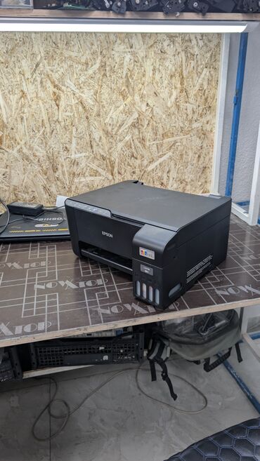 настенный принтер: Многофункциональный струйный принтер Epson L3258 в черном корпусе