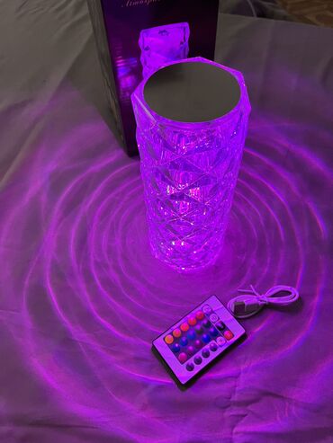 Рабочие настольные лампы: Светильник Светодиодная кристаллическая настольная лампа роза — 5