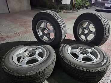 Шиналар жана дисктер: Дөңгөлөктөр монтажда 205 / 70 / R 15, Кыш, Колдонулган, Комплект, Куйма — 3