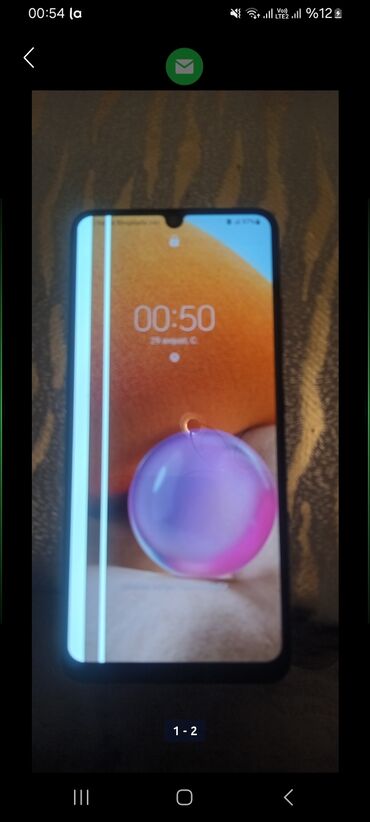 Samsung Galaxy A32, 128 GB, rəng - Qara, Qırıq, Barmaq izi, Face ID