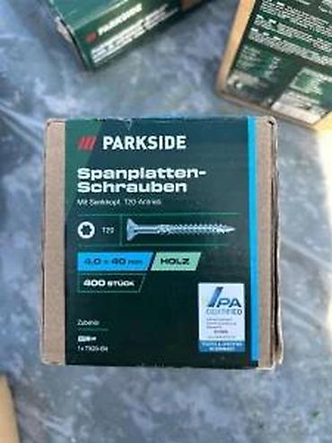 Šrafovi i matice: PARKSIDE šrafovi za ivericu/ drvo – setovi Modeli: - 5,0 x 60 mm, T25 — 9