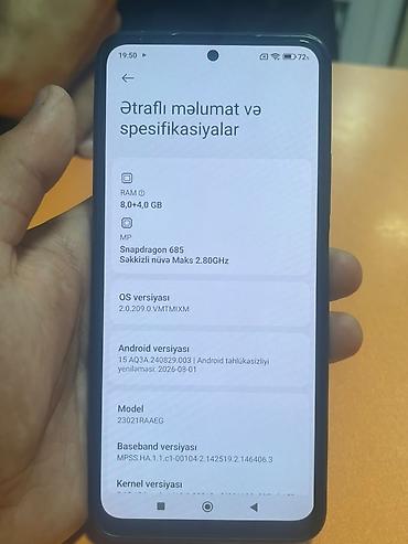 telefon kılıfları: Redmi Note 12, 128 GB, rəng - Qara, Sənədlərlə — 1