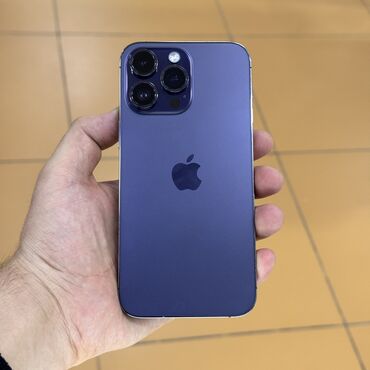 Apple iPhone: IPhone 14 Pro Max, Б/у, 1 ТБ, Deep Purple, 100 % — 2