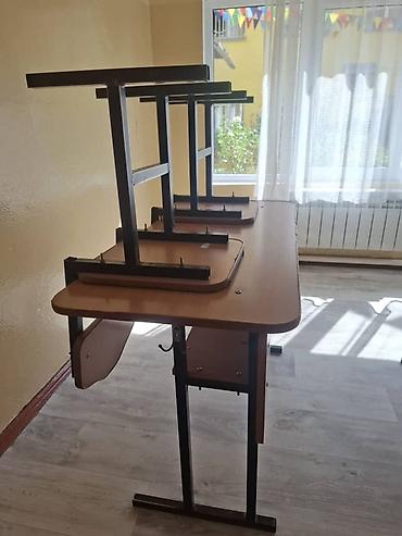 стол с регулировкой высоты от 60 см: Школьные парты и стулья (комплектами и поштучно) - Тип: классические — 1