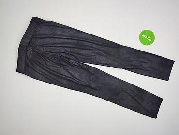 czarne stroje: Legginsy Ze skóry ekologicznej damskie, rozmiar S — 3