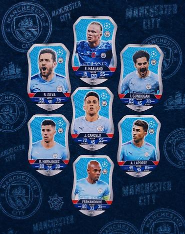 Açıqcalar: Manchester City futbol kartları kolleksiyası — 1