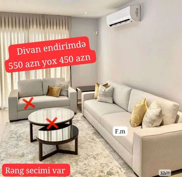 Masa və oturacaq dəstləri: Divan, Yeni, Parça, Şəhərdaxili pulsuz çatdırılma