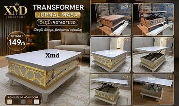 burda jurnalı: Transformer Jurnal Masa – XMD Furniture Ölçü: 90×60×1.20 Qiymət — 2