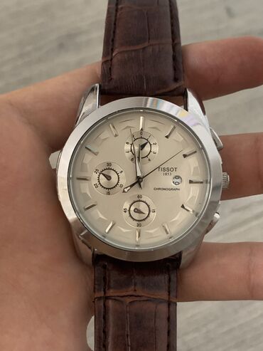 ювелирные изделия из золота: Классические часы часы, Tissot, Водонепроницаемые, Мужские, Б/у
