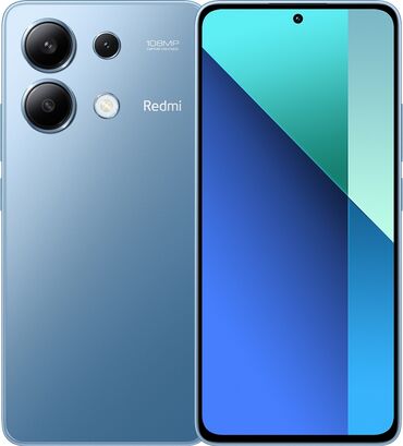 Redmi: Redmi, Redmi 13, Б/у, 256 ГБ, цвет - Голубой, 2 SIM