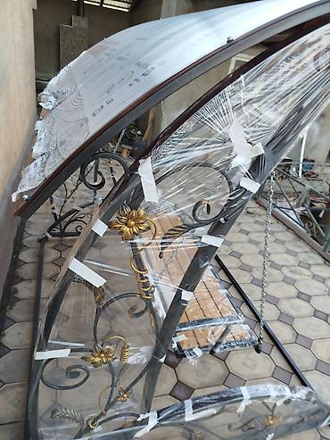 Садовые качели: Садовые качели Металл, Со спинкой, С крышей — 12